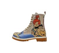 DOGO WB Vegan Women's Ankle Boots - Tweety Sketch, multicoloured, 8 UK