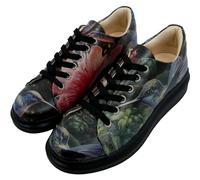 DOGO Wedge Sneakers for Women - Handmade and Vegan Leather Platform Sneakers for Women, Unique Chunky Sneakers Magnificent Design, Size 7