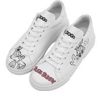 DOGO Women's Ace Sneakers, White, 4 UK