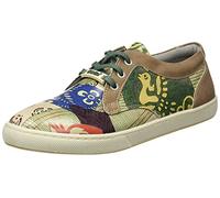 DOGO Women's Cord Sneaker, Multicolor, 3 UK