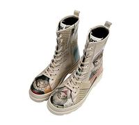 DOGO Women's Gisele Mid Calf Boot, Multicolore, 3 UK