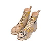 DOGO Women's Long Mid Calf Boot, Multicolor, 2 UK