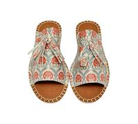 DOGO Women's Pine Flat Sandal, Multi-Coloured, 3.5 UK