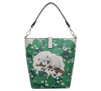 DOGO Women's Sac de Poche-Raccoon Restful Bucket Bag, Vert