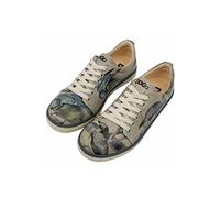 DOGO Women's Sneaker, Beige, 2 UK