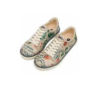 DOGO Women's Sneaker, Beige, 7.5 UK
