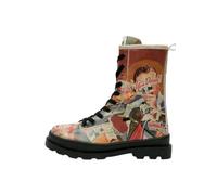 DOGO Women's Vegan Leather Multicolored Long Boots - You Decide Pattern, Multicolored, 8 UK