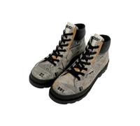 DOGO Women's Vegan Leather Multicoloured Ankle Boots - There You Are Motif, Multicolored, 6 UK