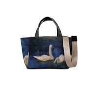 DOGO Women's Vegan Tote Bag, Two Swans, One Size, Contemporary