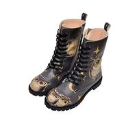 DOGO Women's Zipsy Mid Calf Boot, Noir, 10 UK