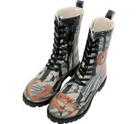 DOGO Zipsy Boots for Women - Handmade and Vegan Leather Mid Calf Boots for Women, Cuddling Season Design