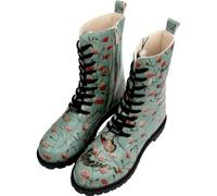 DOGO Zipsy Boots for Women - Handmade and Vegan Leather Mid Calf Boots for Women, Your Wings, Your Dreams Design