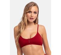 Dogon Crop Bikini Top Red