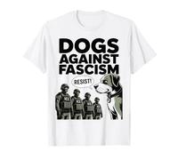 Dogs Against Fascism Fascist USA 50501 No Kings Resist Dog T-Shirt