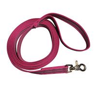 DOGS and MORE - Tracking / Training / Recall Leash = > 3 m with RUBBER and REFLECTIVE treads (with hand loop)