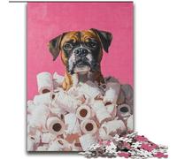 Dogs And Toilet Paper Puzzles for Teenagers 2000 Pieces, Family Game Stress Reliever Difficult Challenge Great Gifts And Toys (70x100cm)