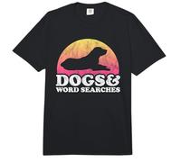 Dogs and Word Searches Men's or Women's Dog and Word Search Comfort Colors Adult Heavyweight T-Shirt