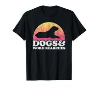 Dogs and Word Searches Men's or Women's Dog and Word Search T-Shirt