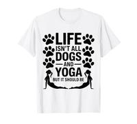 Dogs And Yoga Funny Yoga T-Shirt