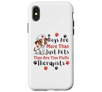 Dogs Are More Than Just Pets They Are Tiny Fluffy Therapists Case for iPhone X/XS