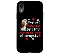 Dogs Are More Than Just Pets They Are Tiny Fluffy Therapists Case for iPhone XR