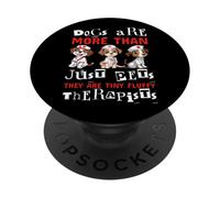 Dogs Are More Than Just Pets They Are Tiny Fluffy Therapists PopSockets Adhesive PopGrip