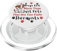 Dogs Are More Than Just Pets They Are Tiny Fluffy Therapists PopSockets PopGrip for MagSafe