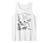 Dogs are My People, Dogs Over People, Dog Lover, Dog MOM Tank Top