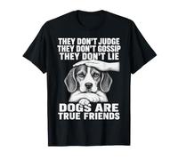Dogs are True Friends Beagle Owner Introvert Humor T-Shirt