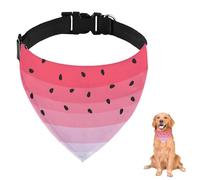 Dogs Bandana Summer Watermelon For Large Dogs Medium Small Washable Adjustable Cat Scarf Reusable Dog Accessories Accessories Grooming Parties And Daily Wear