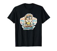 Dogs Beach Better Have My Ball Puppy Summer Graphic T-Shirt