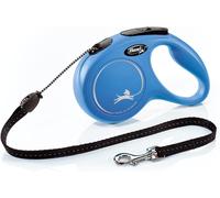 Dogs Blue Classic Cord Leashes Flexi Various Sizes