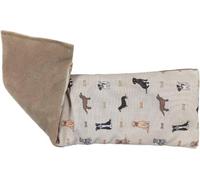 Dogs & Bones Duo Fabric Wheat Bag - Microwavable Heat Pack - Lavender Scented, English Wheat - Cotton & Fleece - Hot & Cold Therapy - Made in England - The Wheat Bag Company