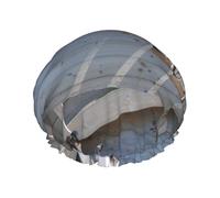 Dogs Border Collie Shetland SheepDogs Alaskan,Shower Cap Nightcap Double Layer Waterproof Elastic Bath Cap Reusable Hair Cap