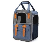 Dogs Carrier Portable Outdoor Handbag Four Season Pet Travel Bag Breathable Mesh Carrier Backpack Zipper Shoulderbag Breathable Mesh Pet Backpack
