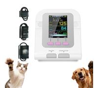 Dogs Cat Blood Pressure Monitor, Digital 2.8 Inch LCD Screen, 100 Sets Data Memory, 3 Cuffs Electronic Sphygmomanometer for Dogs, Cats & Other Pets