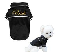 Dogs Cats Pajamas, Customizable Text/Logo Embroidered Pets' Pajamas, Two-Leg Satin Pet Jammies, Soft, Cozy, Stretchy Sleepwear for Boy Girl Dogs Cats