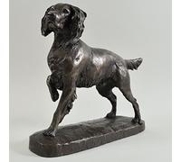 dogs Cold Cast Bronze Springer Spaniel Ornament Figurine Collectable Gift