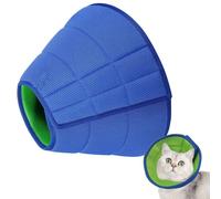 Dogs Collar - Washable Portable Cat Collar, Adjustable Dog Collars | Multifunctional Reusable Pet Cone Collar, Multipurpose Reflective Pet Collar, Portable Elizabethan Collar for Pet, (Green, Blue)