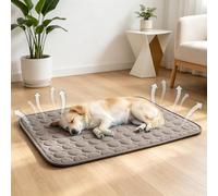 Dogs Cooling Mat, Portable Pet Mat, Durable Washable Heat Relief Self Cooling Dog Bed, Non-Toxic Ice-Silk Polyester Material Summer Cat Bed for Crates, Kennels and Beds
