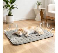 Dogs Cooling Mat, Portable Pet Mat, Durable Washable Heat Relief Self Cooling Dog Bed, Non-Toxic Ice-Silk Polyester Material Summer Cat Bed for Crates, Kennels and Beds
