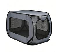 Dogs Crates - Foldable Breathable Pet Carrier, Large Dog Crate Cat Cage with Ventilated Mesh Panels, Portable Animal Enclosure for Puppy Small Medium Pets | Indoor Home Living Room Balcony