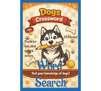 Dogs Crossword Puzzle: easy to read print about dog's canines and wolves