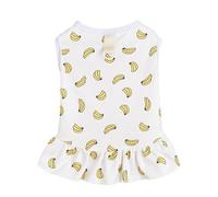 Dogs Cute Print Dress With Traction Rings Dogs Skirt Spring Comfortable Dresses Lovely Cats Skirt Dog Dress Harnesses For Small Dog Dresses With Color Printed For Girl