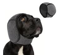 Dogs Ears Defenders, Adjustable Dog Ear Protectors for Noise Reduction, 1 Pc Dog Swimming Waterproof Ear Covers for Bathing, Grooming, Thunderstorms and Fireworks, Ears Hematoma Protection (Gray M)