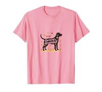 Dogs Forever Grateful Pet Love Paw T-Shirt, Men, Pink, 3XL