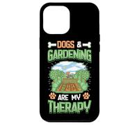 Dogs & Gardening Are My Therapy Gardener Case for iPhone 12 Pro Max