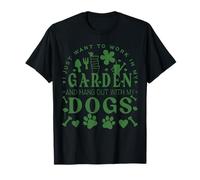 Dogs Gardening Men Women Dog Lovers Garden T-Shirt