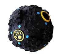 Dogs Giggle Ball - Interactive Ball Heavy Duty Rubber, Squeaky Bringing Toy | Noise Activated Cubic Steering Function Thinking Toy for Small Medium Dogs
