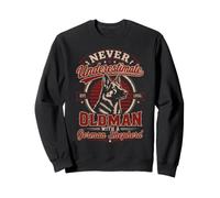 Dogs Grandpa NEVER UNDERESTIMATE AN OLD MAN GERMAN SHEPHERD Sweatshirt